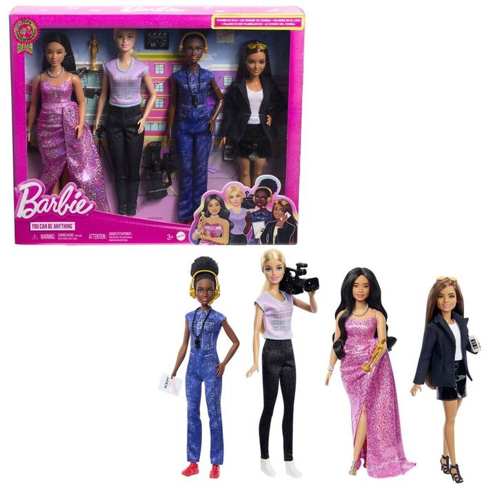 MATTEL - Barbie Készlet 4Db Babák Filmes szakma