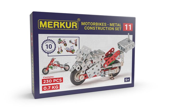 MERKUR - 011 Motorkerékpár, 230 alkatrész, 10 modell