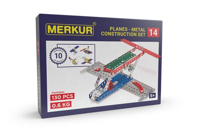 MERKUR - 014 Repülőgép, 130 alkatrész, 10 modell