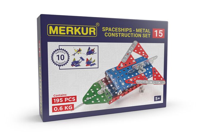 MERKUR - 015 űrsikló, 195 alkatrész, 10 modell