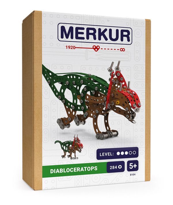 MERKUR - DINO - Diabloceratops, 284 alkatrész