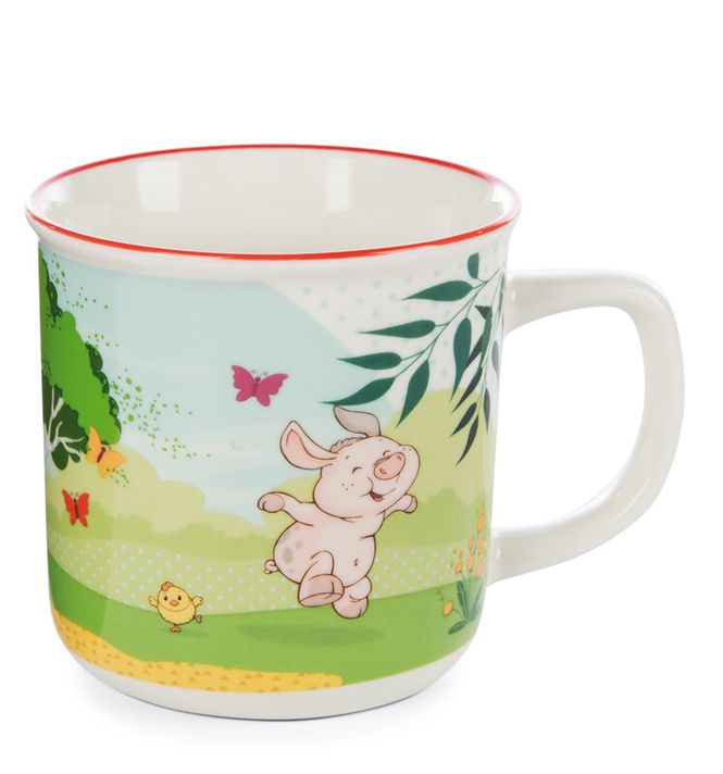 NICI - Farm Friends porcelán bögre, 240ml, ajándékcsomagolás