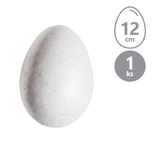 NONAME - Polisztirol tojás 12 cm /1 db