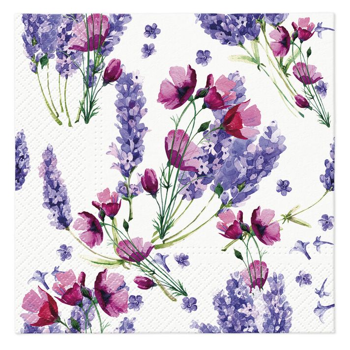 PAW – Törlőkendő L 33x33cm Fragrant Lavender