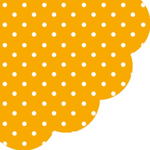 PAW - Törlőkendő R 32 cm Dots Orange