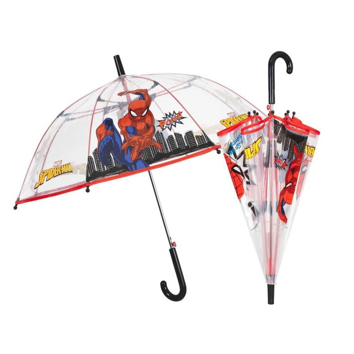 PERLETTI - Gyermek esernyő Spiderman Transparent, 75391