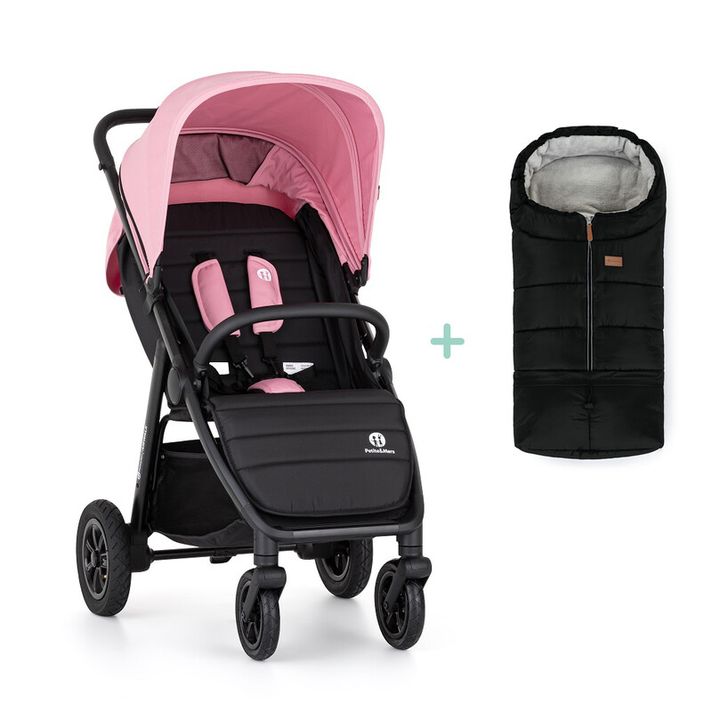 PETITE&MARS - Sport babakocsi Airwalk Rose Pink + lábzsák Jibot INGYENES