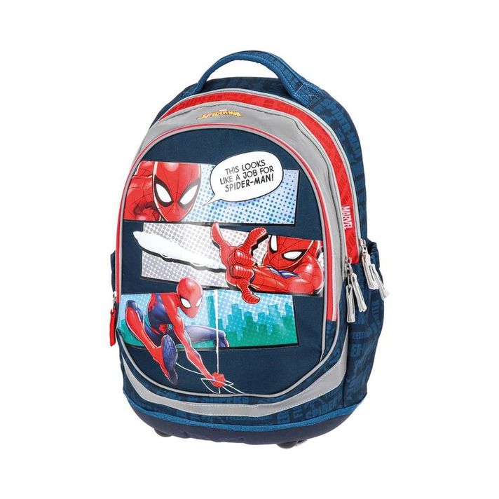 PLAY BAG - Iskolai hátizsák SEVEN anatómiai - Spider Man