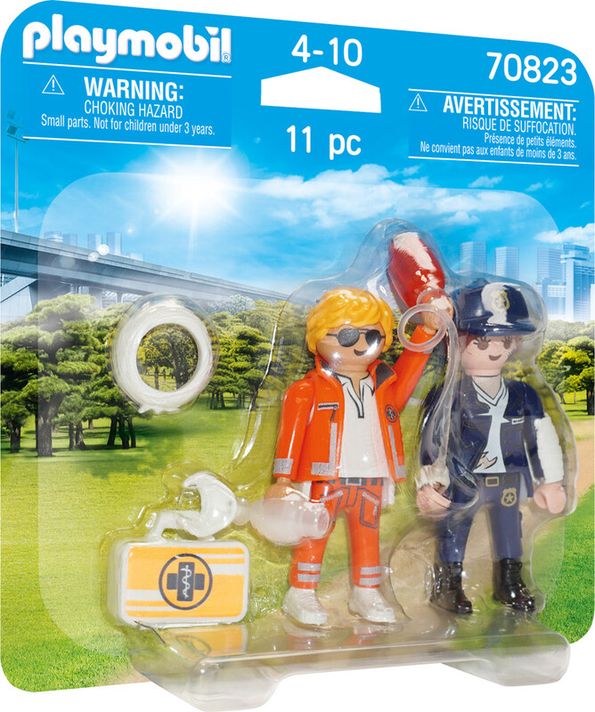 PLAYMOBIL - DuoPack Sürgősségi orvos és rendőrnő