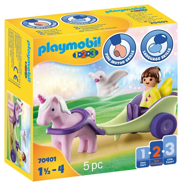 PLAYMOBIL - hintó egyszarvúval és tündérrel