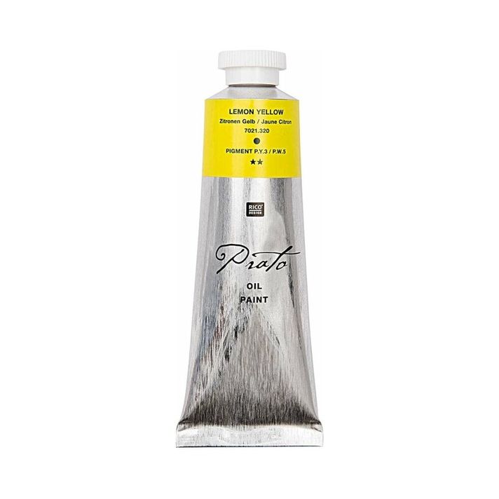 PRATO - RI olajfesték 60 ml, Lemon Yellow