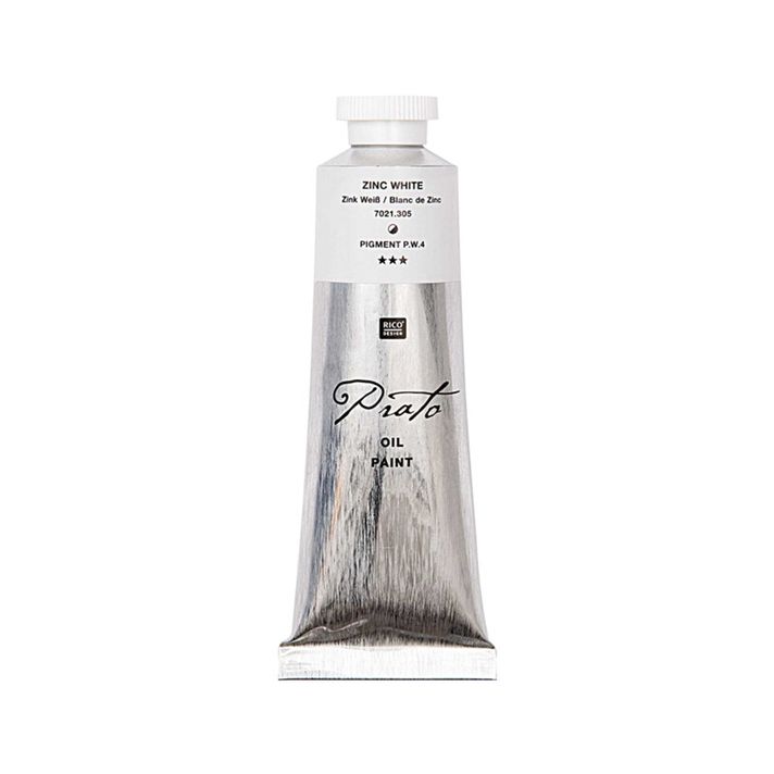 PRATO - RI olajfesték 60 ml, Zinc White