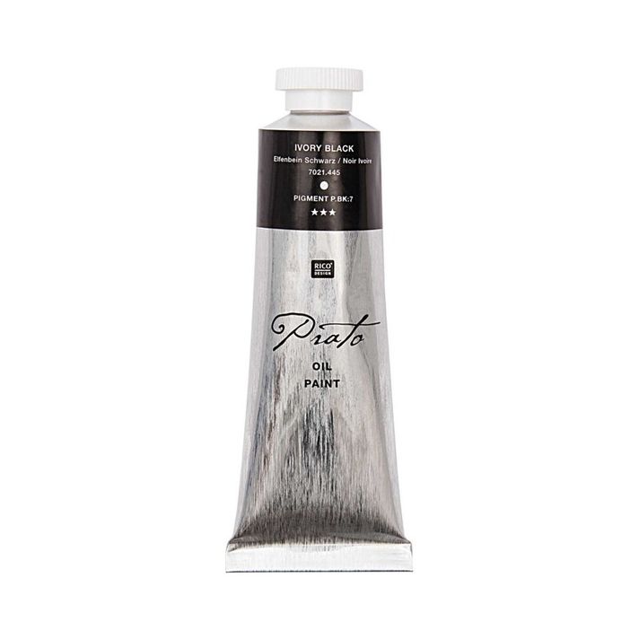 PRATO - RI olajfesték Prato 60 ml, Ivory Black