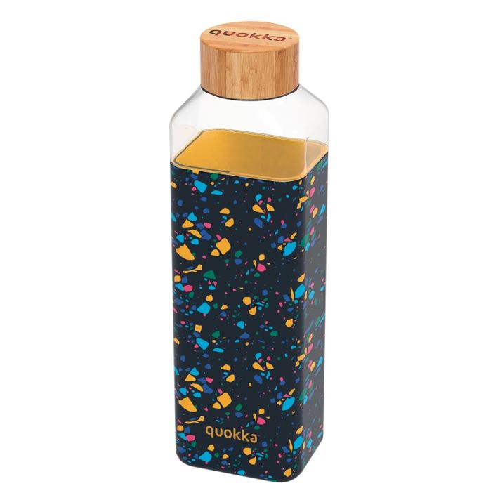 QUOKKA - Storm, Üvegpalack szilikon felülettel NEO TERRAZZO, 700ml, 40028