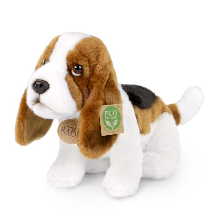 RAPPA - Plüss Basset Hound 32 cm ECO-FRIENDLY