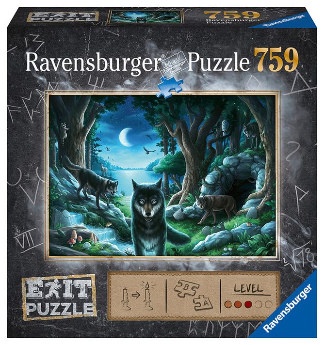 RAVENSBURGER - Exit Puzzle: Wolf 759 darab