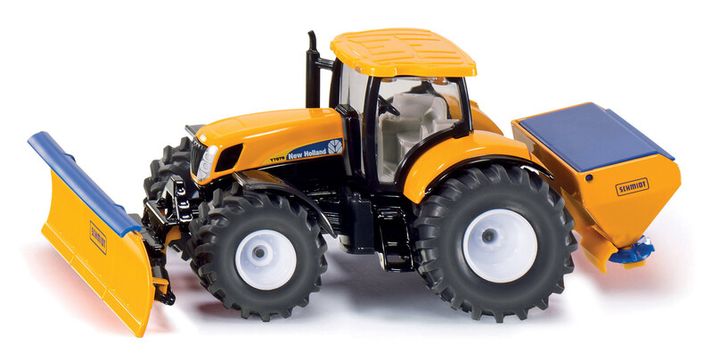 SIKU - Super - Traktor előlappal és sószóróval, 1:50