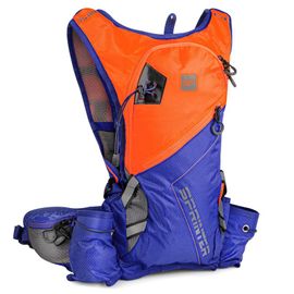 SPOKEY - SPRINTER Kerékpáros és futó hátizsák 5 l, narancssárga/kék, vízálló