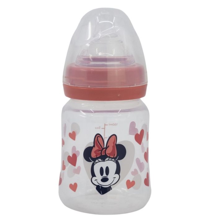 STOR - Cumisüveg kólika elleni rendszerrel Minnie Mouse, 150ml, 10701