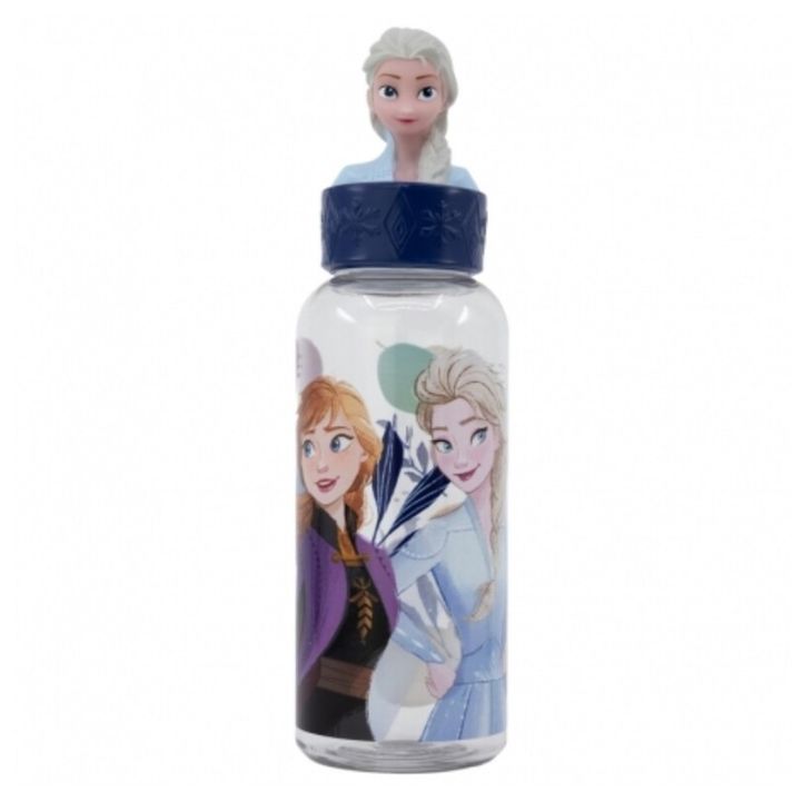 STOR - 3D műanyag palack figurával Disney Frozen, 560ml, 74854