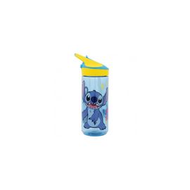 STOR - Műanyag palack kihúzható szívószállal Lilo & Stitch, Tritan 620ml, 75097