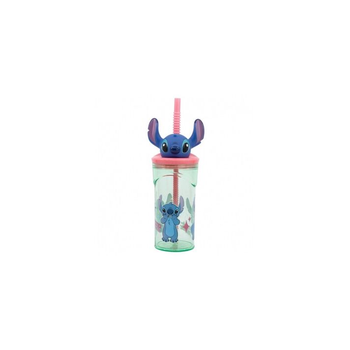 STOR - 3D műanyag pohár Lilo & Stitch figurával, 360ml, 74869