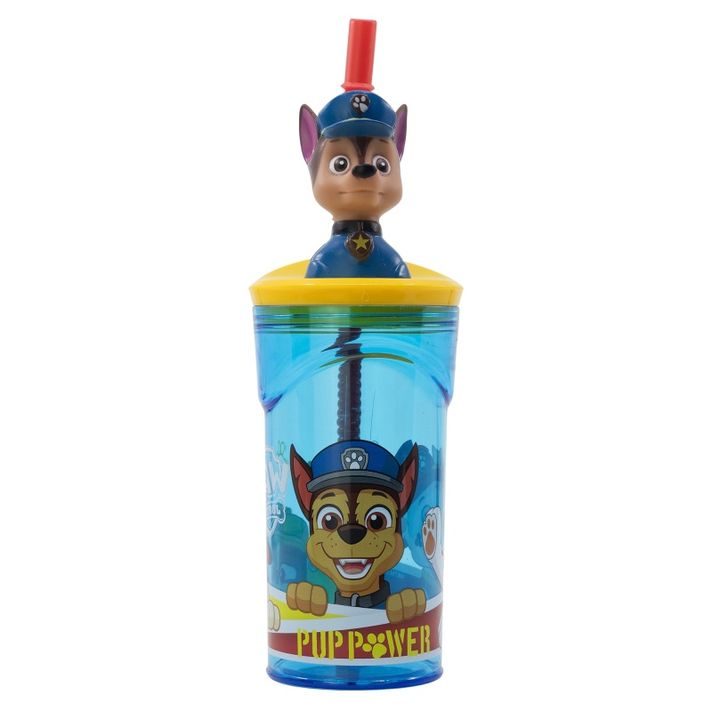 STOR - 3D műanyag pohár Paw Patrol figurával, 360ml, 74666