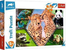 TREFL - Puzzle 100 – A természet szépsége / Az állatok bolygójának felfedezése