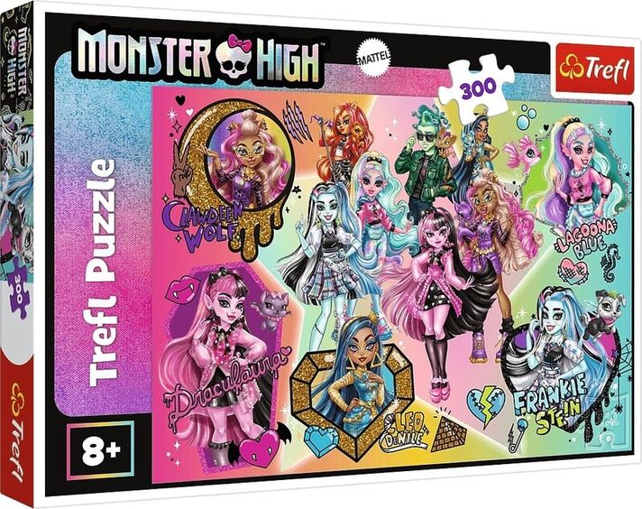 TREFL - Puzzle Monster High: Zombi a csúcson 300 darabos