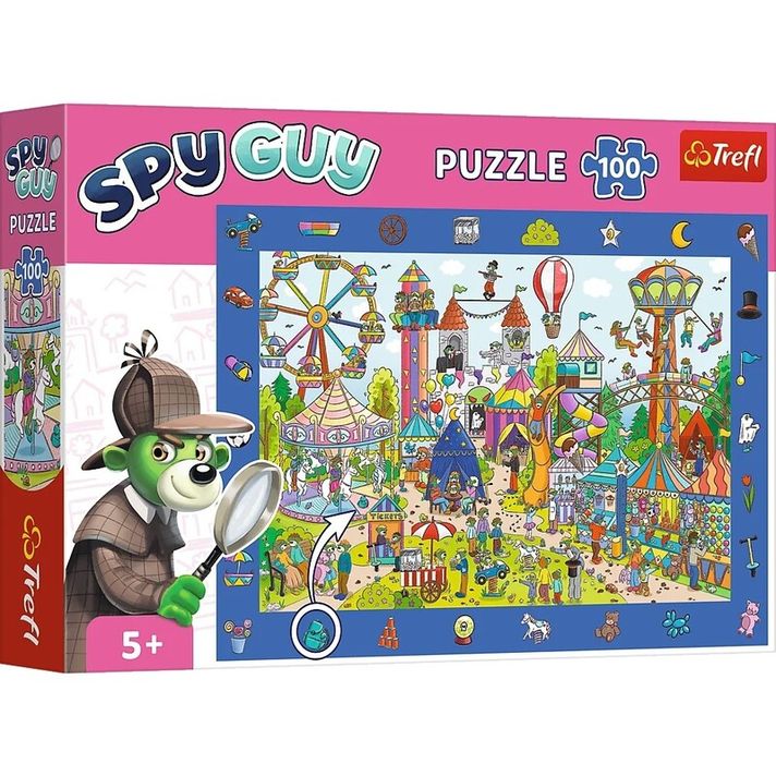 TREFL - Puzzle képkutató Spy Guy: Vidámpark 100 darabos