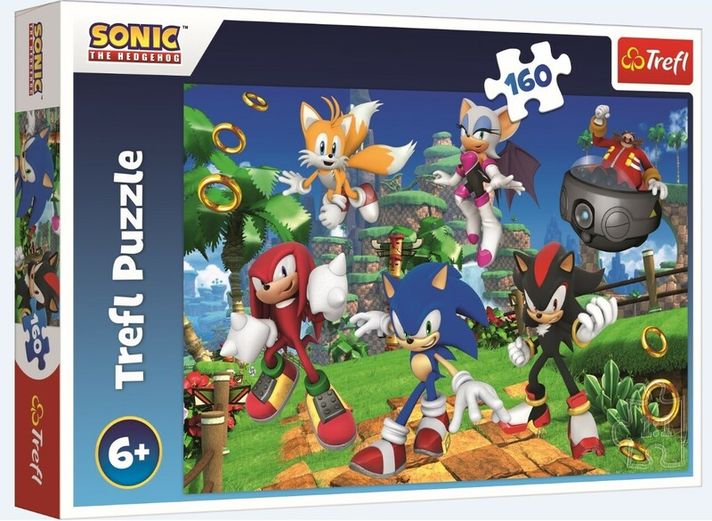 TREFL - Puzzle Sonic és barátai/Sonic The Hedgehog 160 db