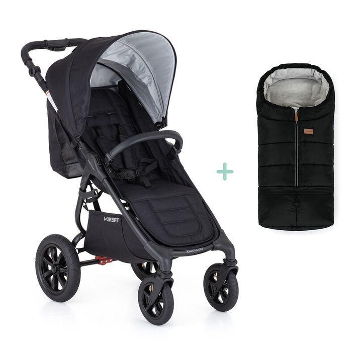 VALCO BABY - Sport babakocsi Sport Trend 4 Ash Black + lábzsák Jibot INGYENES